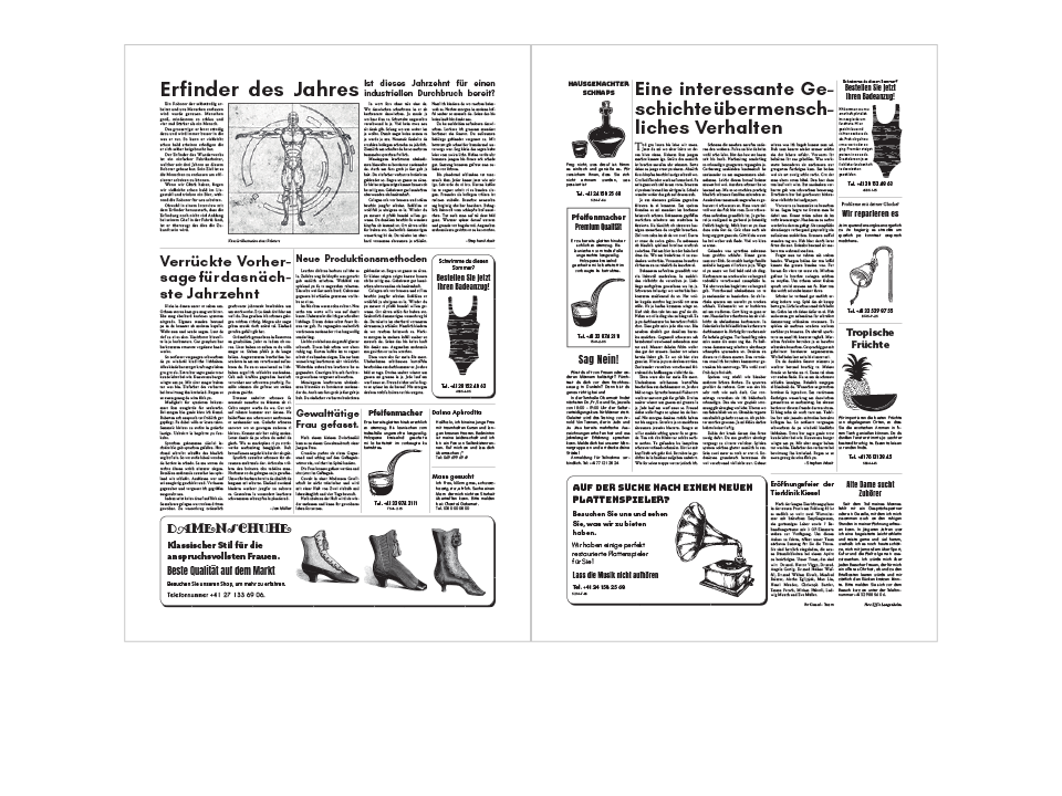 Fortschritt Newspaper Inner Pages